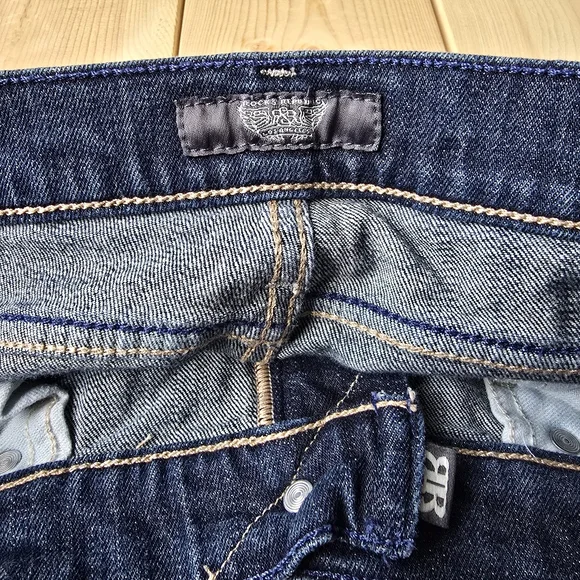 Rock & Republic Stella Straight Leg Blue Denim Jeans Size 30 - Picture 8 of 13